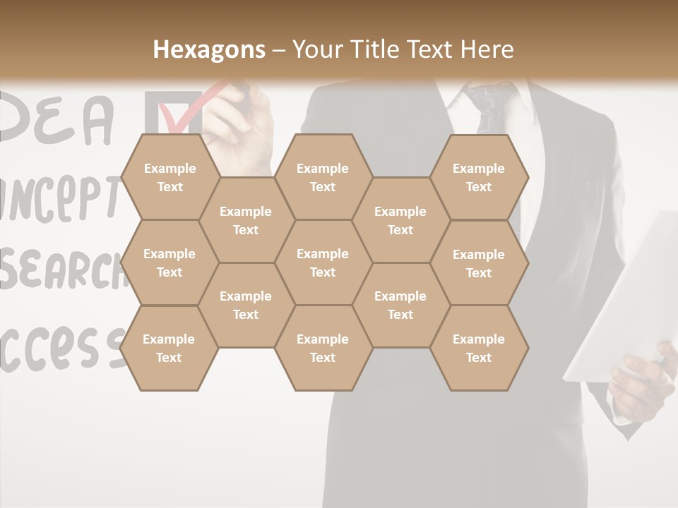 Checklist Square Performance PowerPoint Template