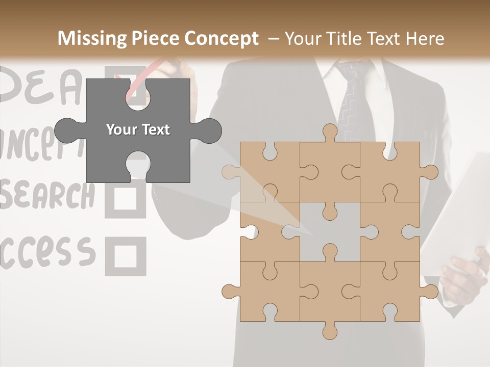 Checklist Square Performance PowerPoint Template