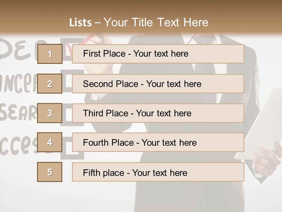 Checklist Square Performance PowerPoint Template