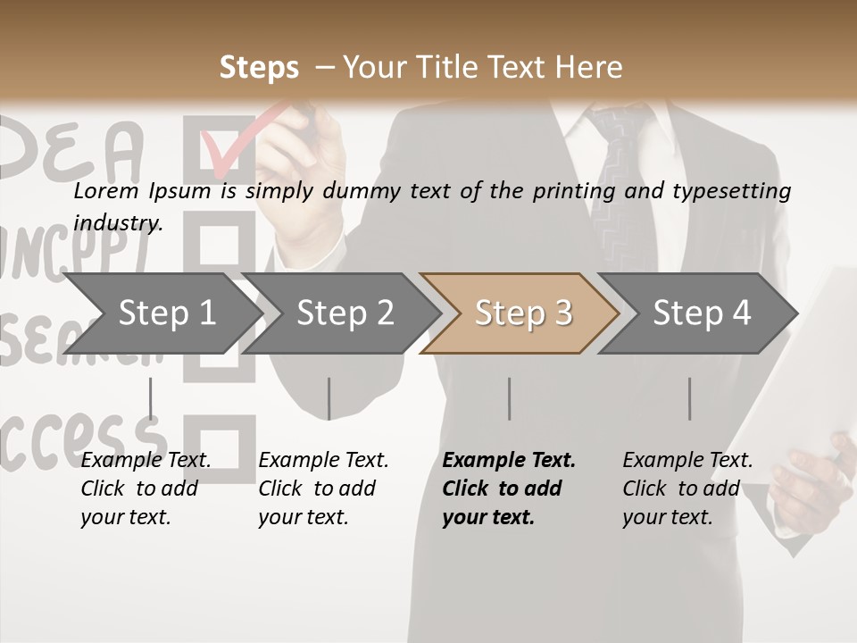 Checklist Square Performance PowerPoint Template