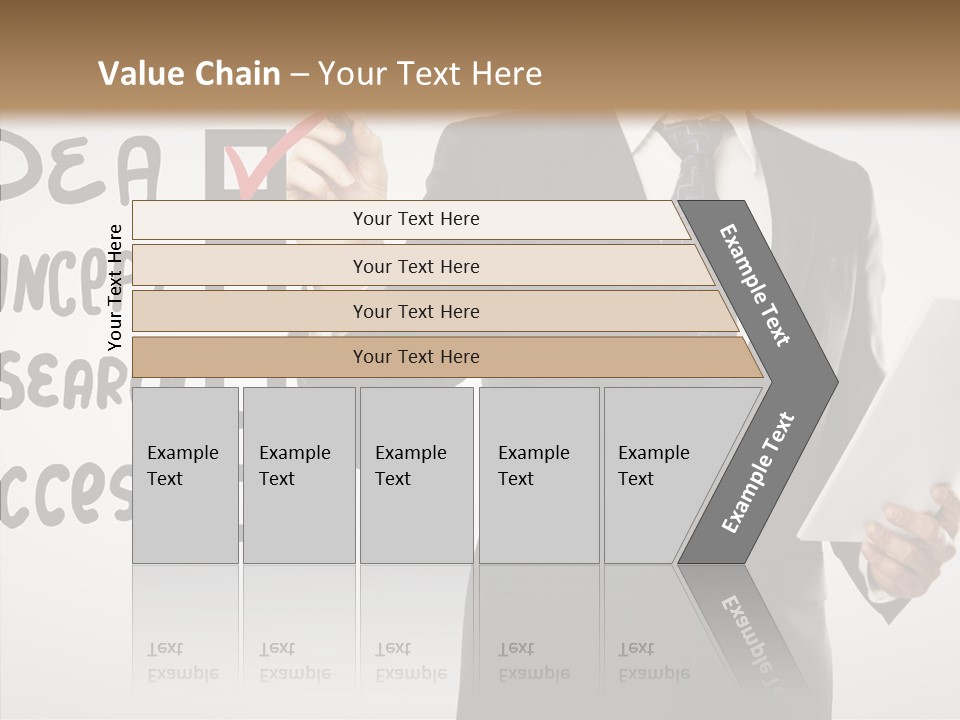 Checklist Square Performance PowerPoint Template