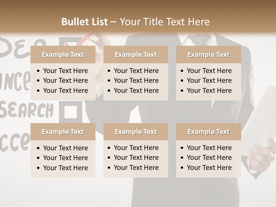 Checklist Square Performance PowerPoint Template