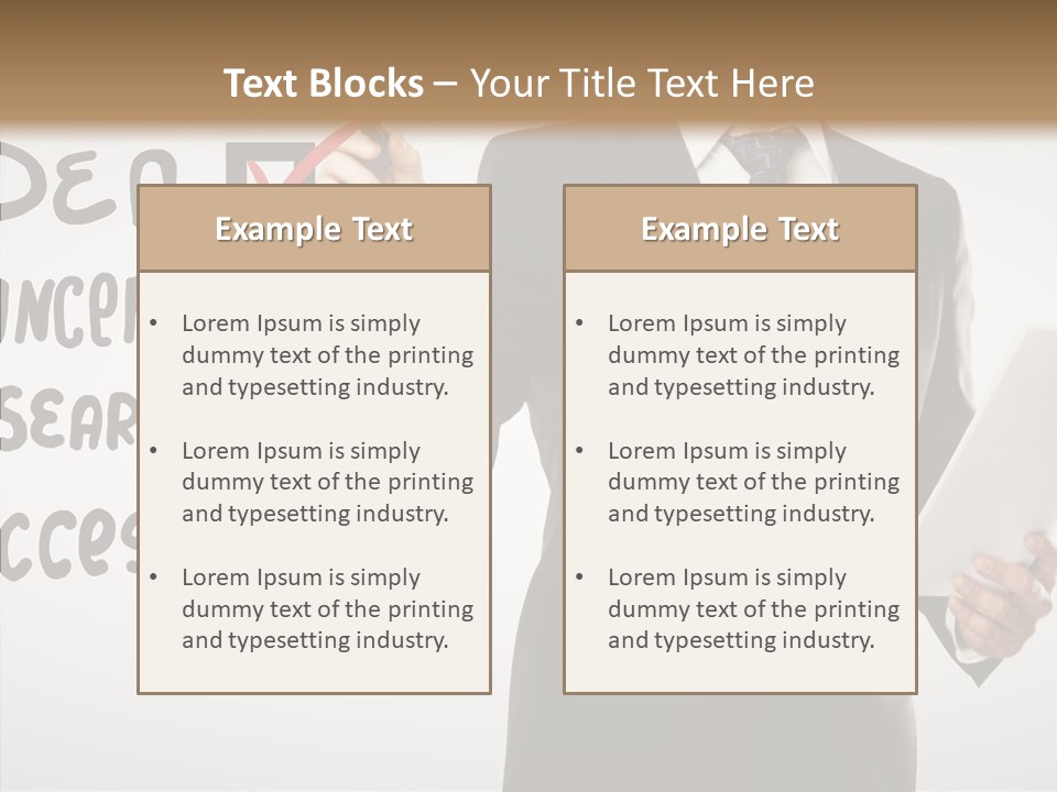 Checklist Square Performance PowerPoint Template
