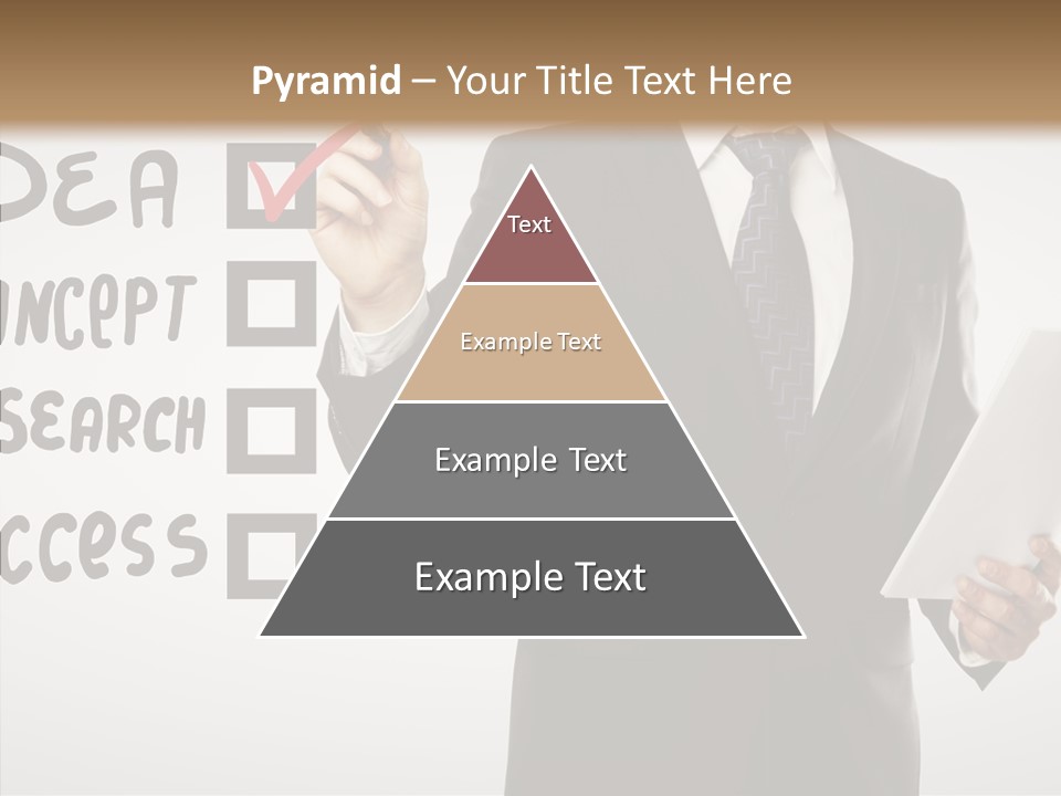 Checklist Square Performance PowerPoint Template