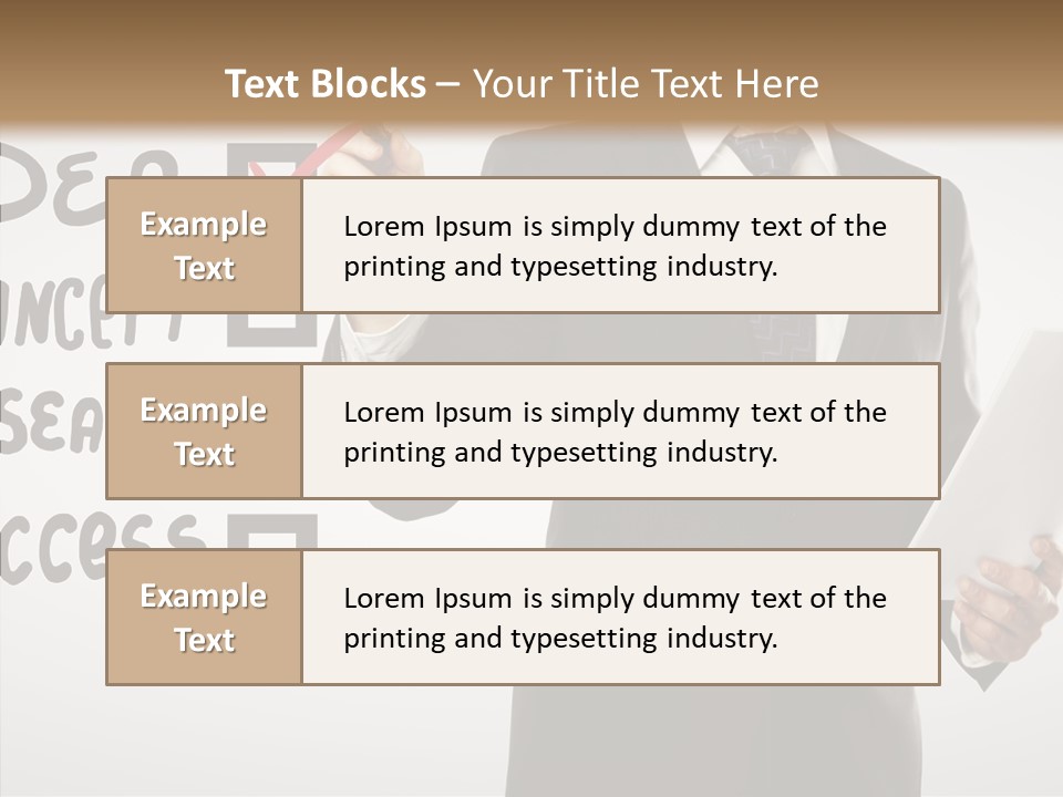 Checklist Square Performance PowerPoint Template