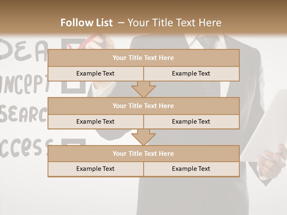 Checklist Square Performance PowerPoint Template