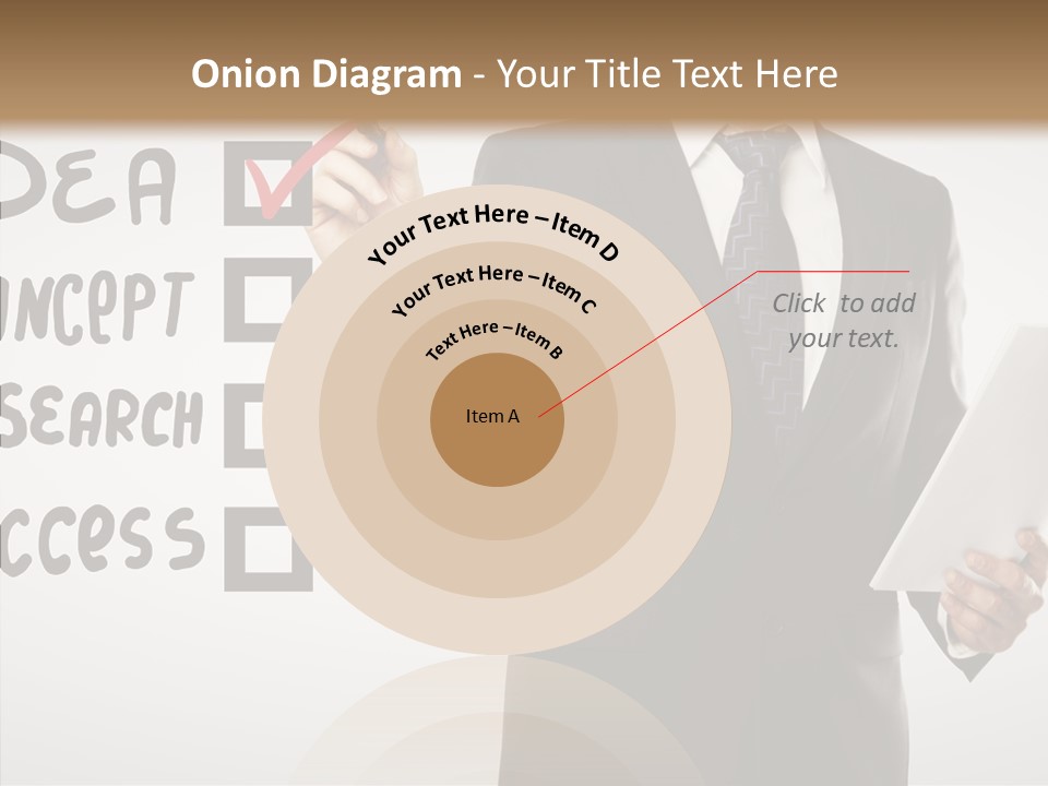 Checklist Square Performance PowerPoint Template