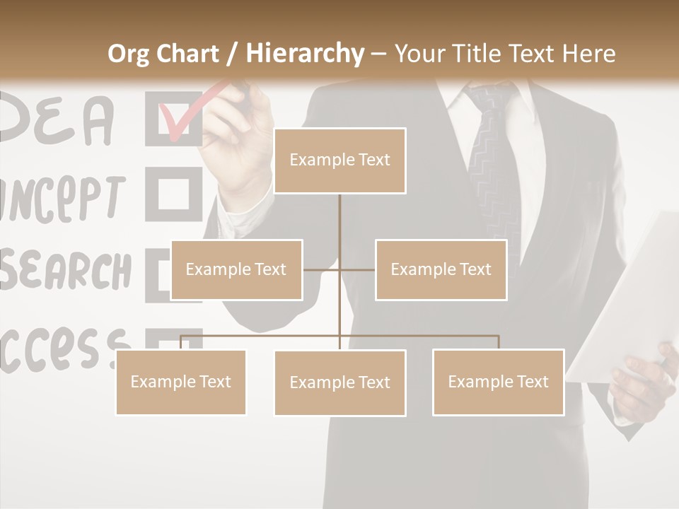 Checklist Square Performance PowerPoint Template
