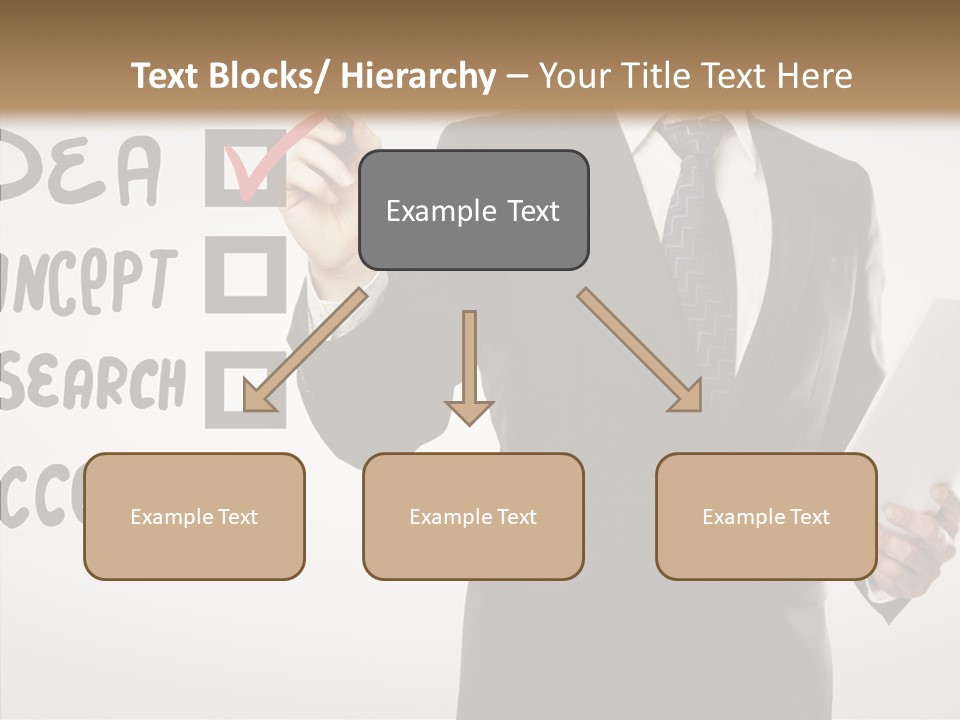 Checklist Square Performance PowerPoint Template