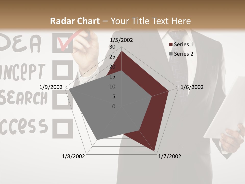 Checklist Square Performance PowerPoint Template