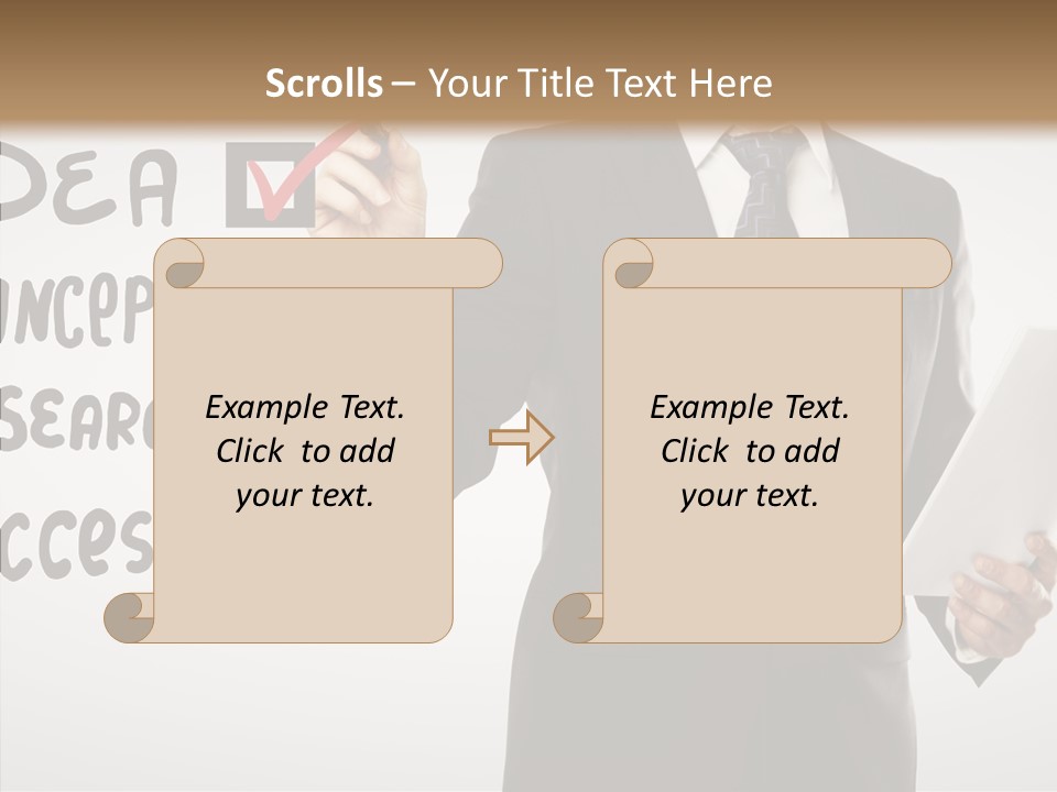 Checklist Square Performance PowerPoint Template