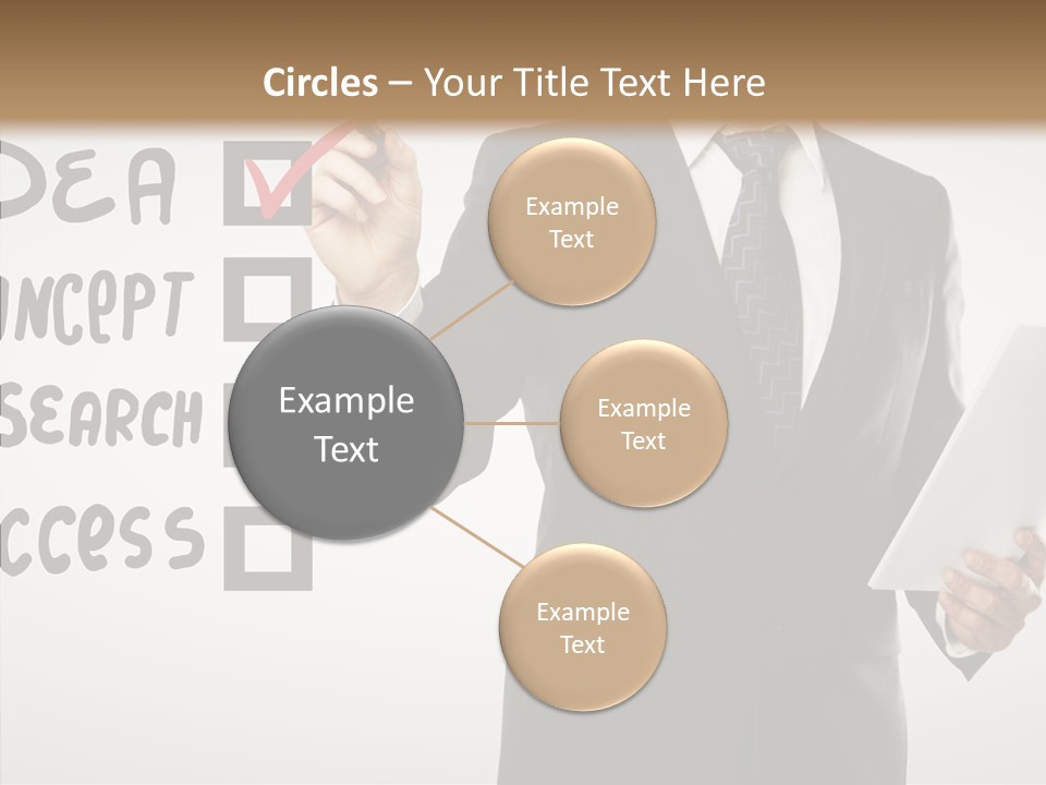 Checklist Square Performance PowerPoint Template