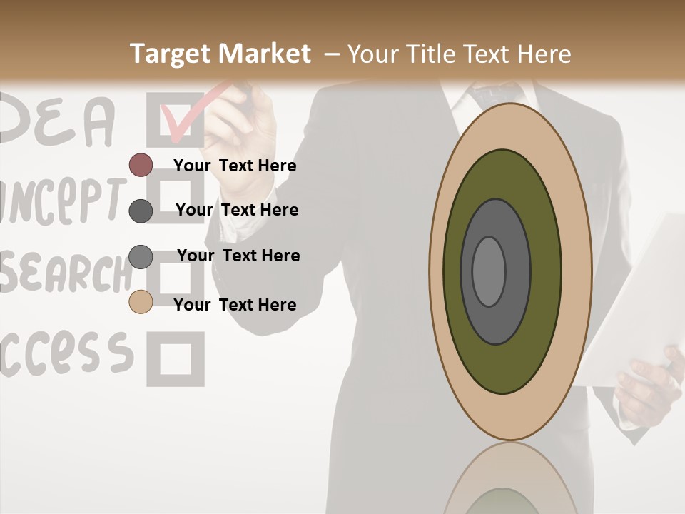 Checklist Square Performance PowerPoint Template