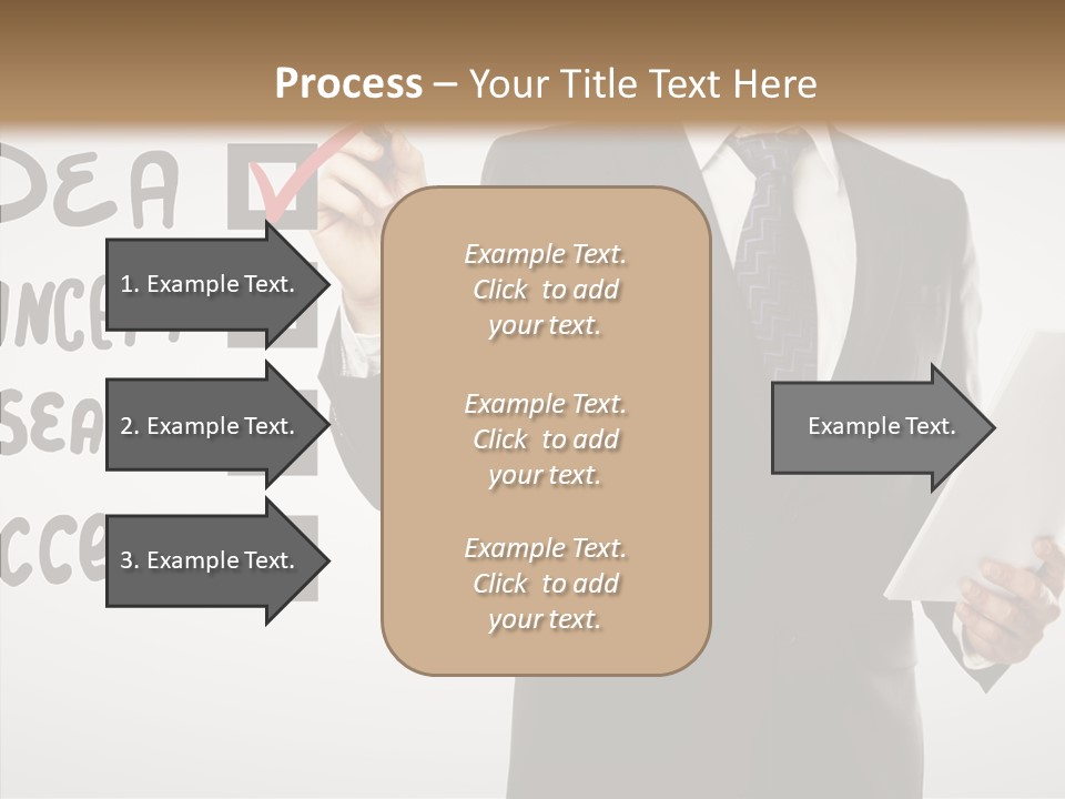Checklist Square Performance PowerPoint Template