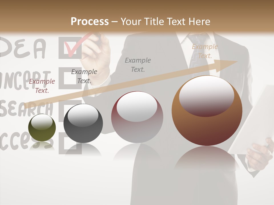 Checklist Square Performance PowerPoint Template