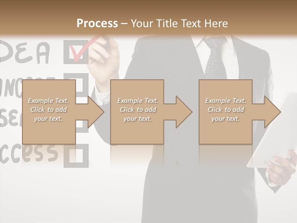 Checklist Square Performance PowerPoint Template