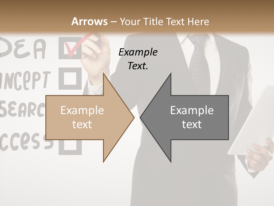Checklist Square Performance PowerPoint Template