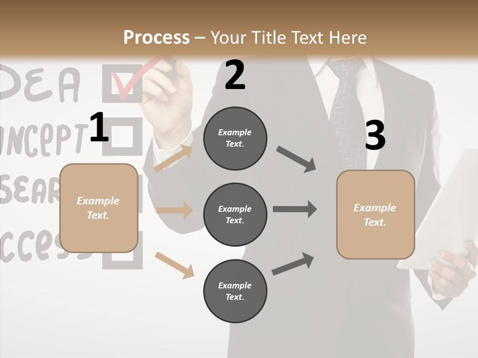 Checklist Square Performance PowerPoint Template