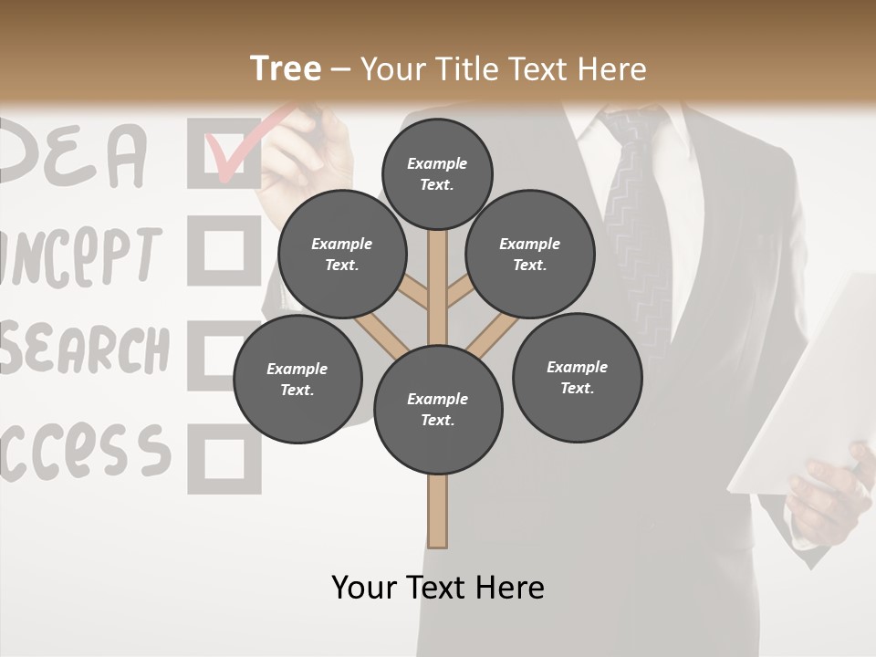 Checklist Square Performance PowerPoint Template