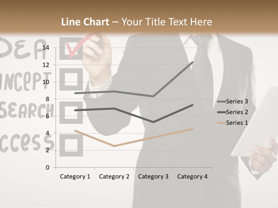 Checklist Square Performance PowerPoint Template