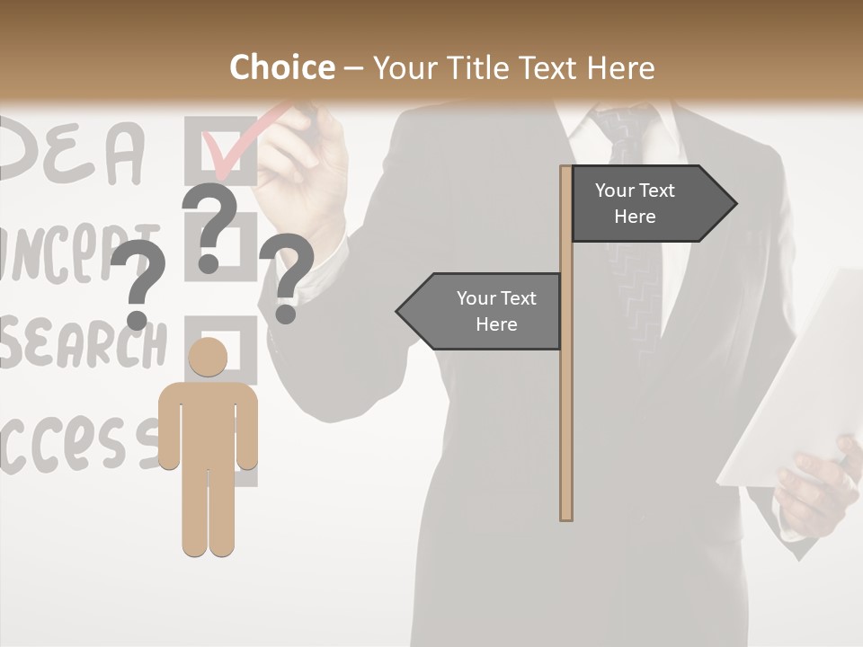 Checklist Square Performance PowerPoint Template