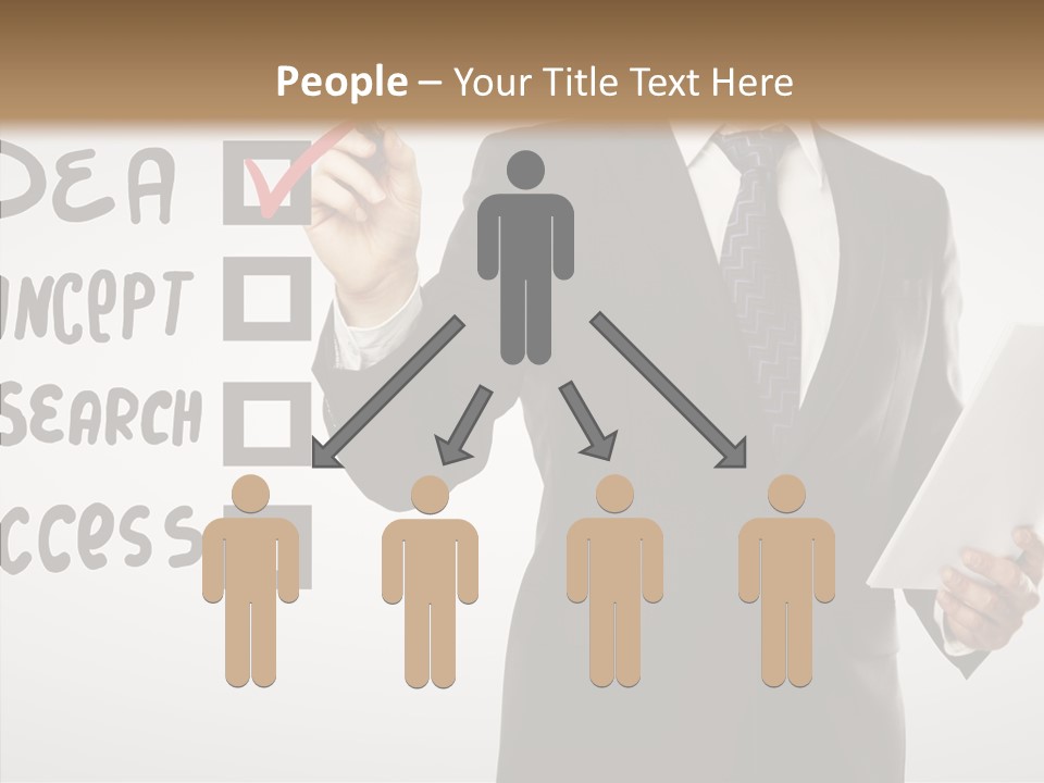 Checklist Square Performance PowerPoint Template