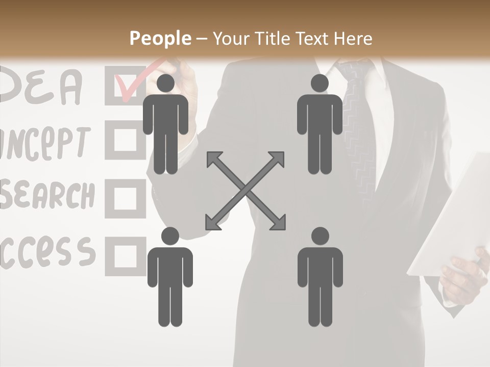 Checklist Square Performance PowerPoint Template