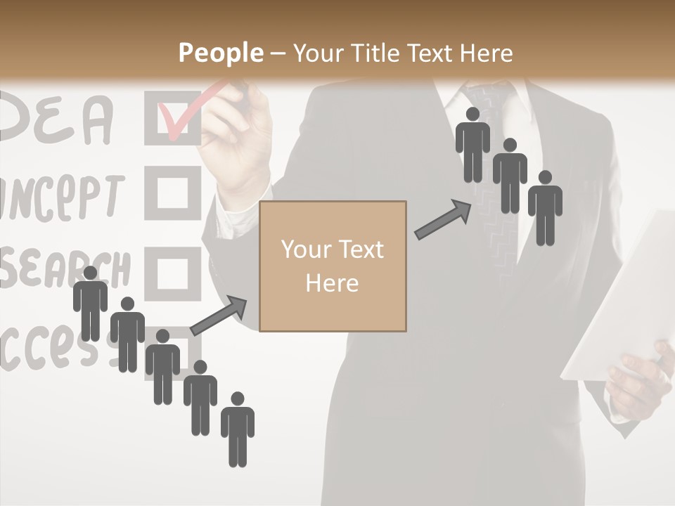 Checklist Square Performance PowerPoint Template