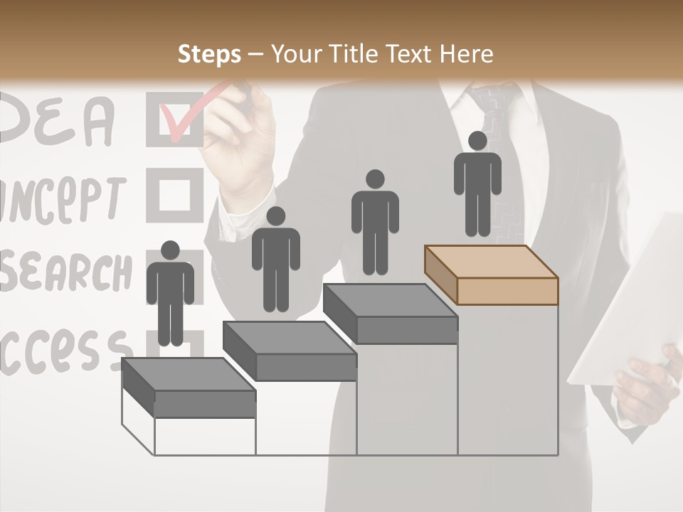 Checklist Square Performance PowerPoint Template