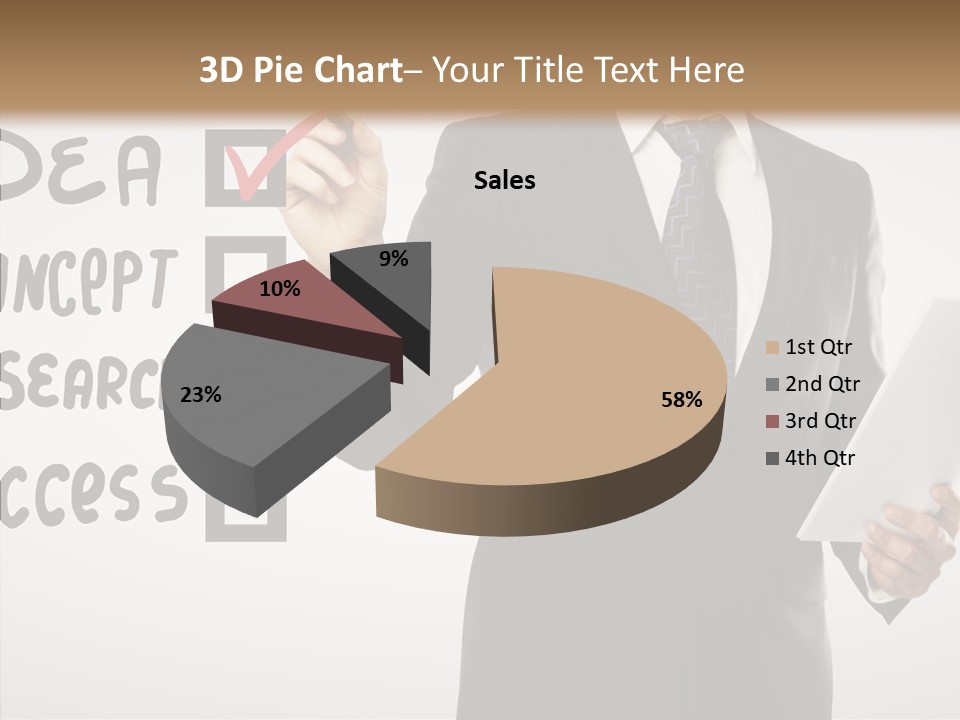 Checklist Square Performance PowerPoint Template