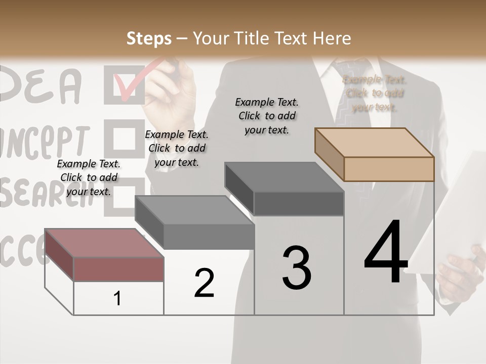 Checklist Square Performance PowerPoint Template