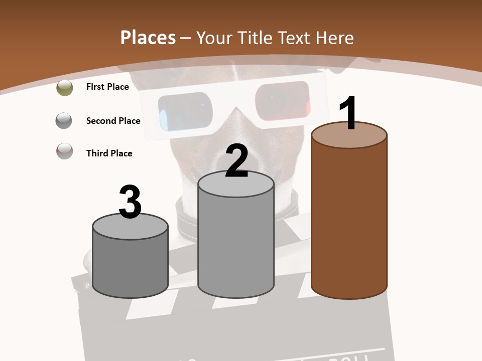 Glasses Pet Producer PowerPoint Template