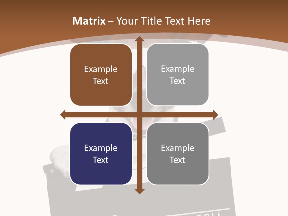 Glasses Pet Producer PowerPoint Template