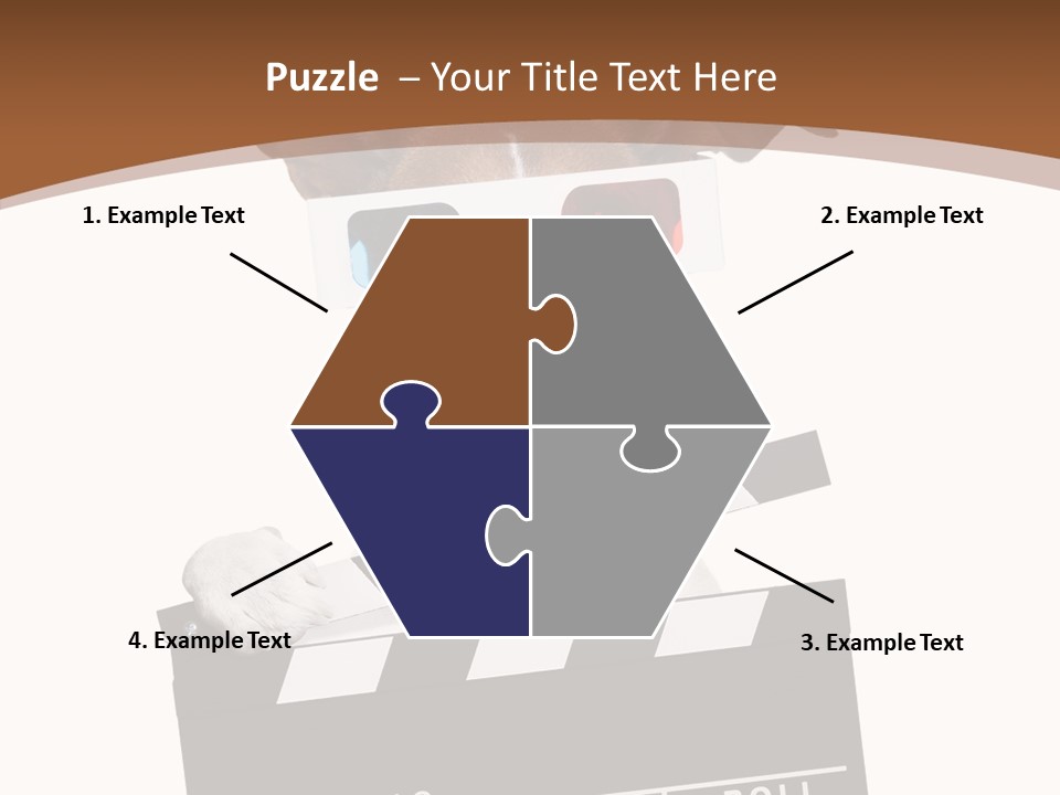 Glasses Pet Producer PowerPoint Template