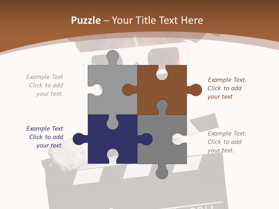 Glasses Pet Producer PowerPoint Template