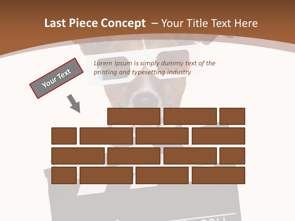 Glasses Pet Producer PowerPoint Template