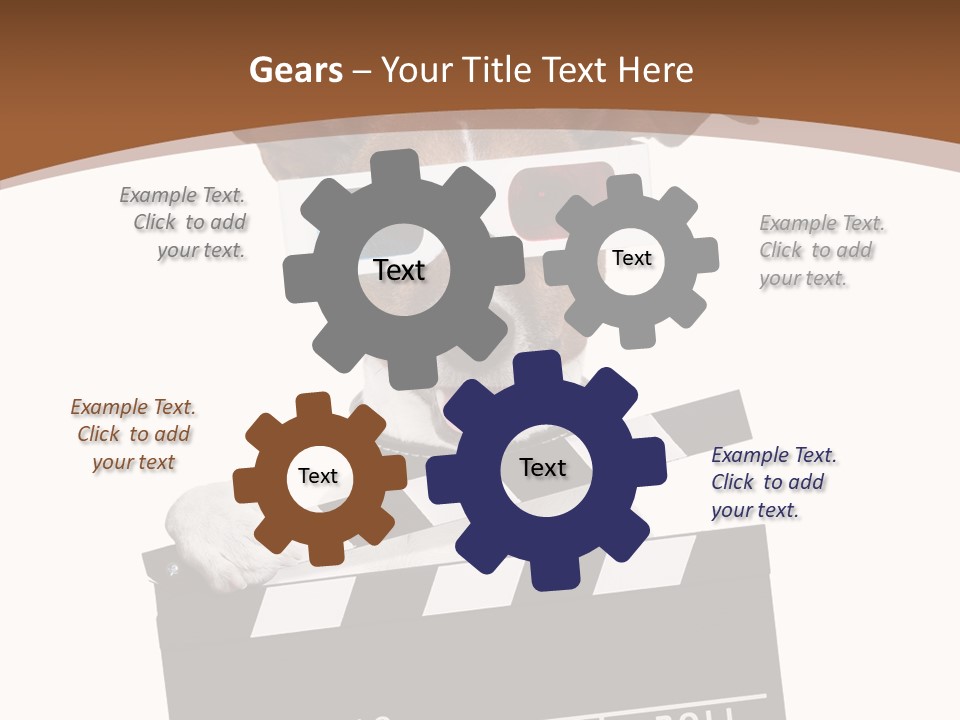 Glasses Pet Producer PowerPoint Template