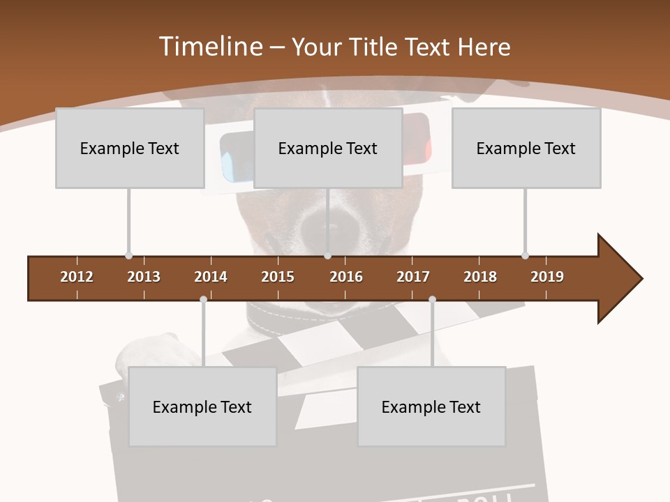 Glasses Pet Producer PowerPoint Template