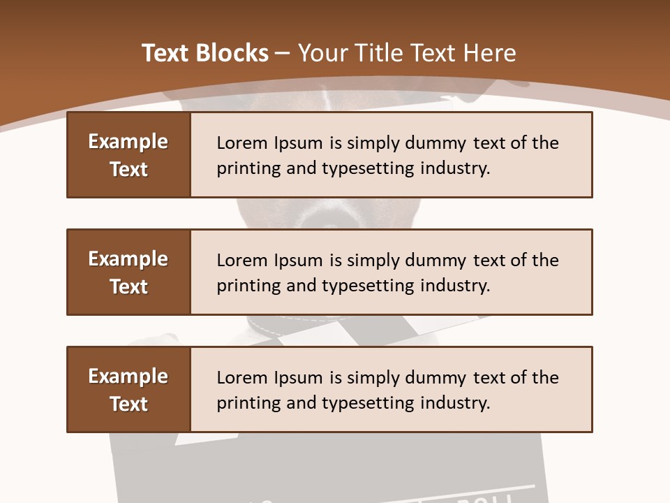 Glasses Pet Producer PowerPoint Template