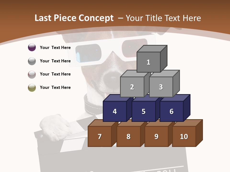 Glasses Pet Producer PowerPoint Template