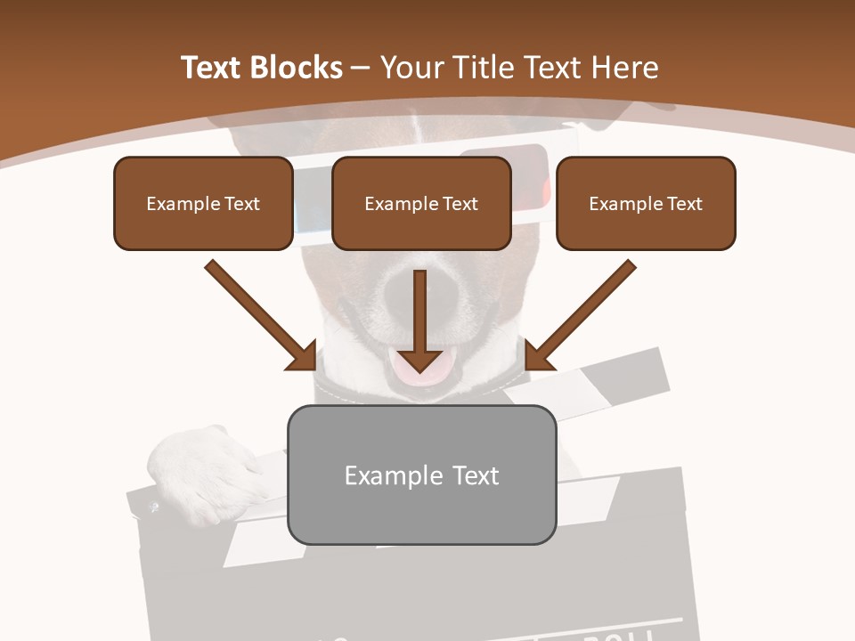Glasses Pet Producer PowerPoint Template