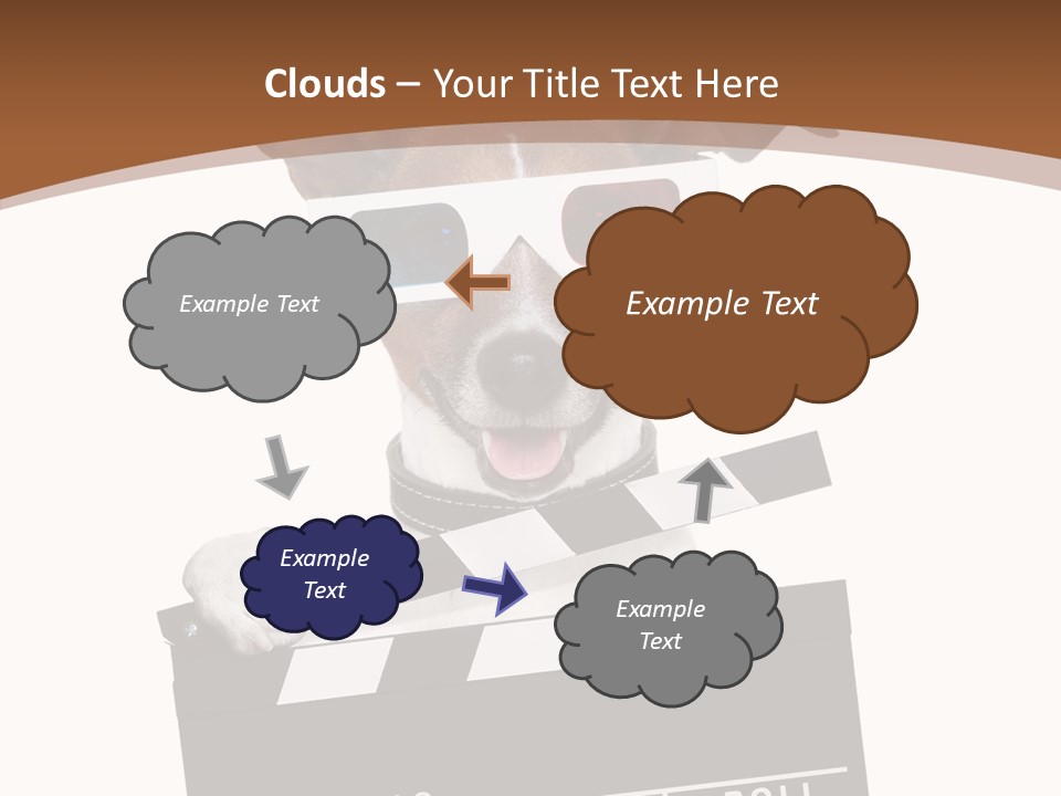 Glasses Pet Producer PowerPoint Template