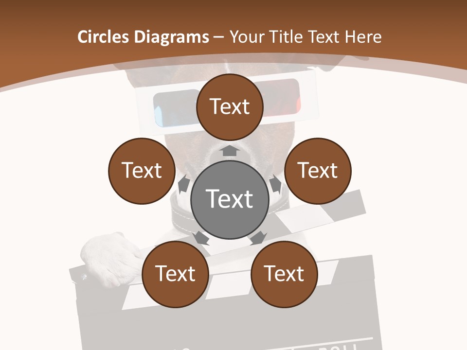 Glasses Pet Producer PowerPoint Template