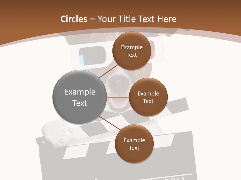 Glasses Pet Producer PowerPoint Template