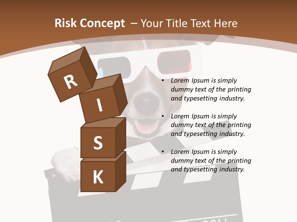 Glasses Pet Producer PowerPoint Template