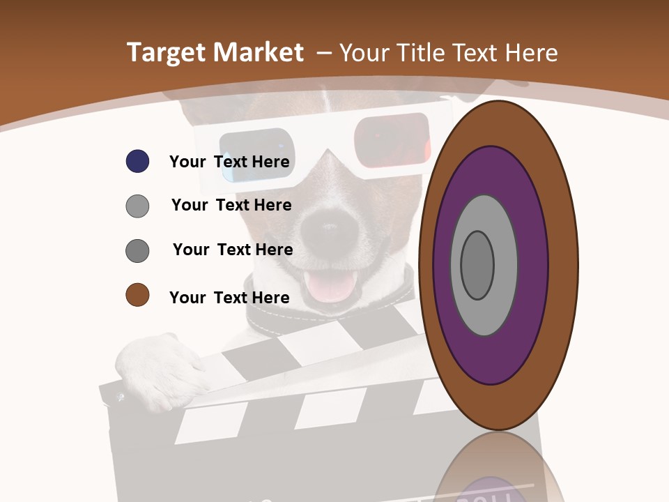 Glasses Pet Producer PowerPoint Template