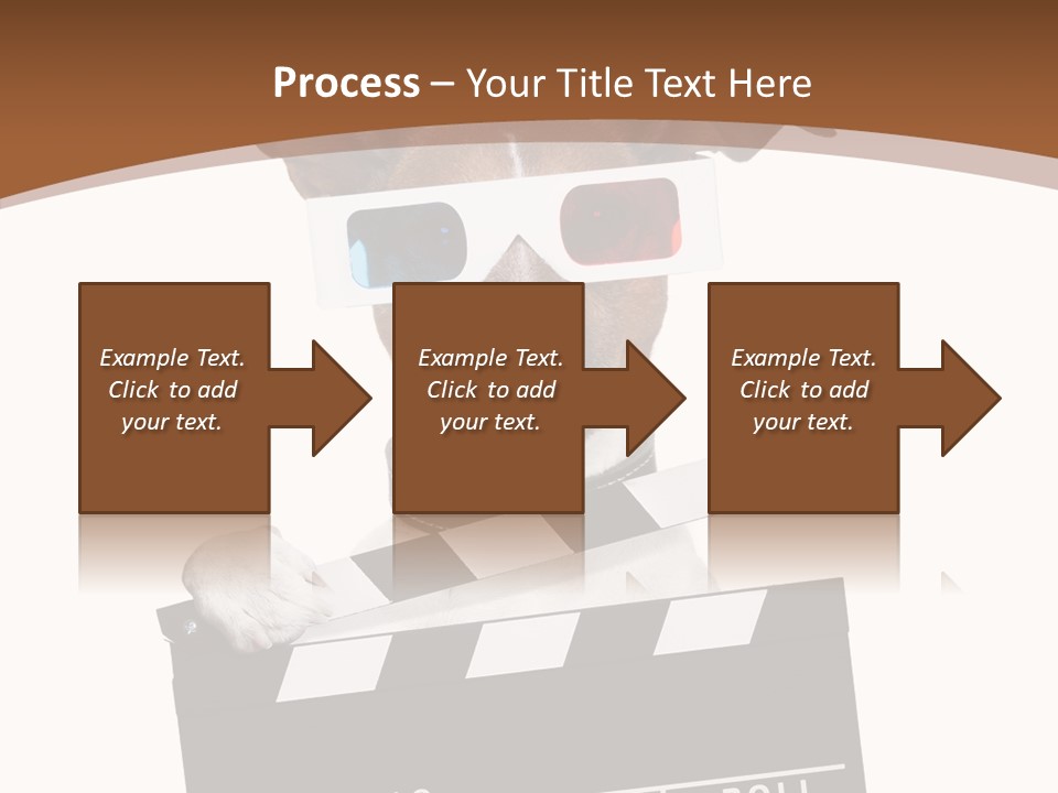 Glasses Pet Producer PowerPoint Template