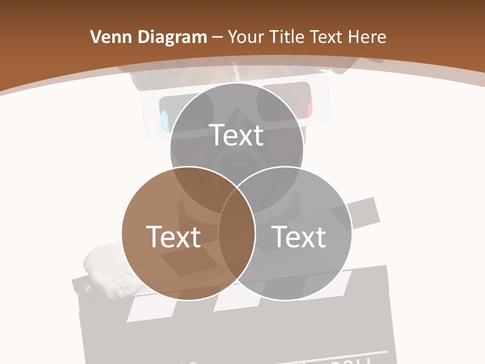 Glasses Pet Producer PowerPoint Template