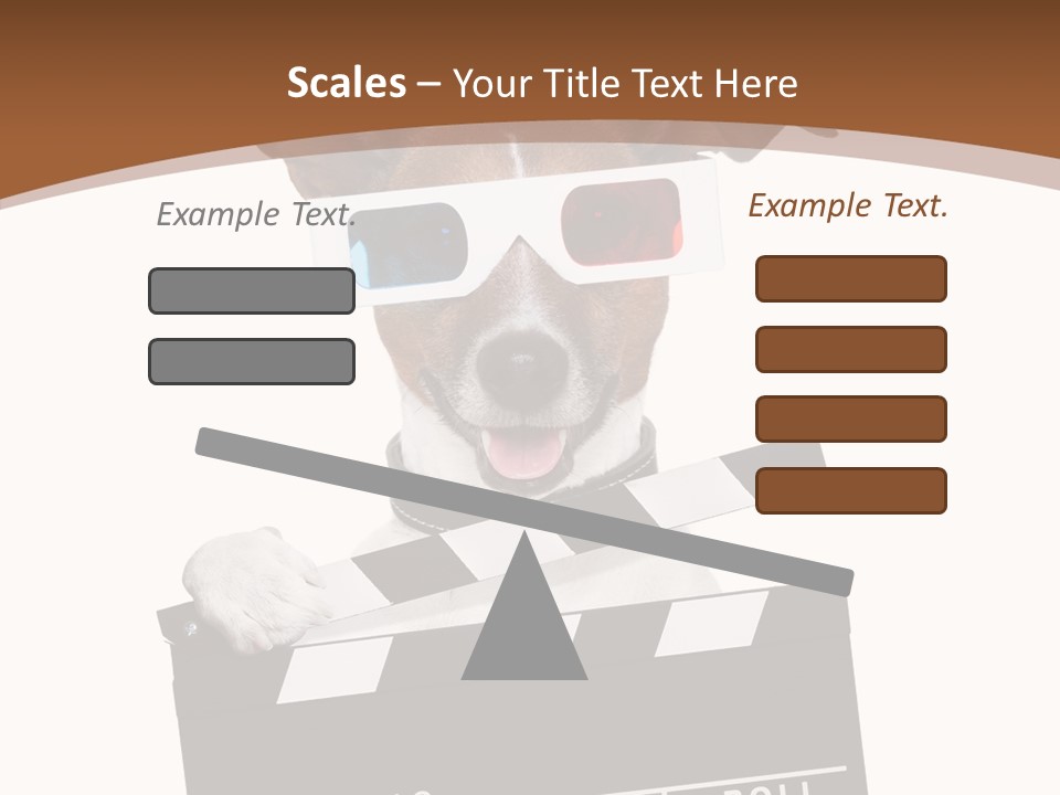 Glasses Pet Producer PowerPoint Template
