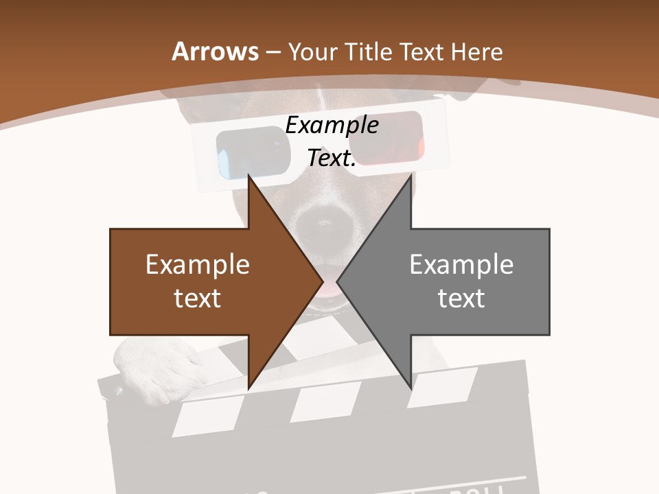 Glasses Pet Producer PowerPoint Template